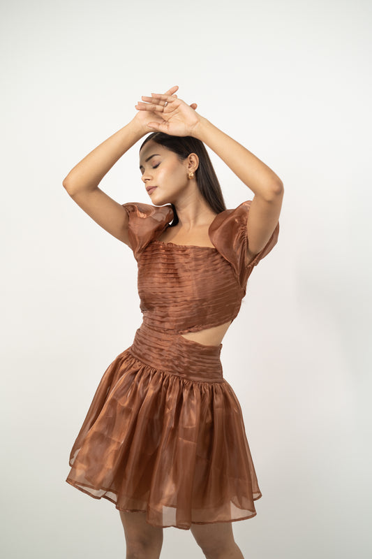 Brown Elyna Dress