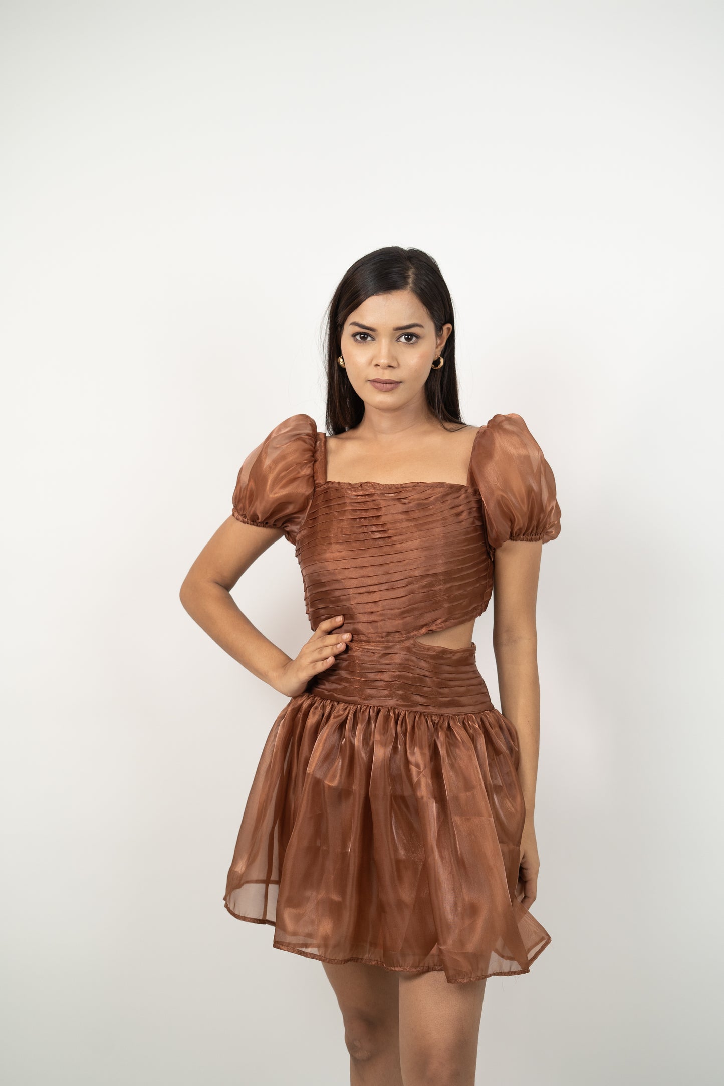 Brown Elyna Dress