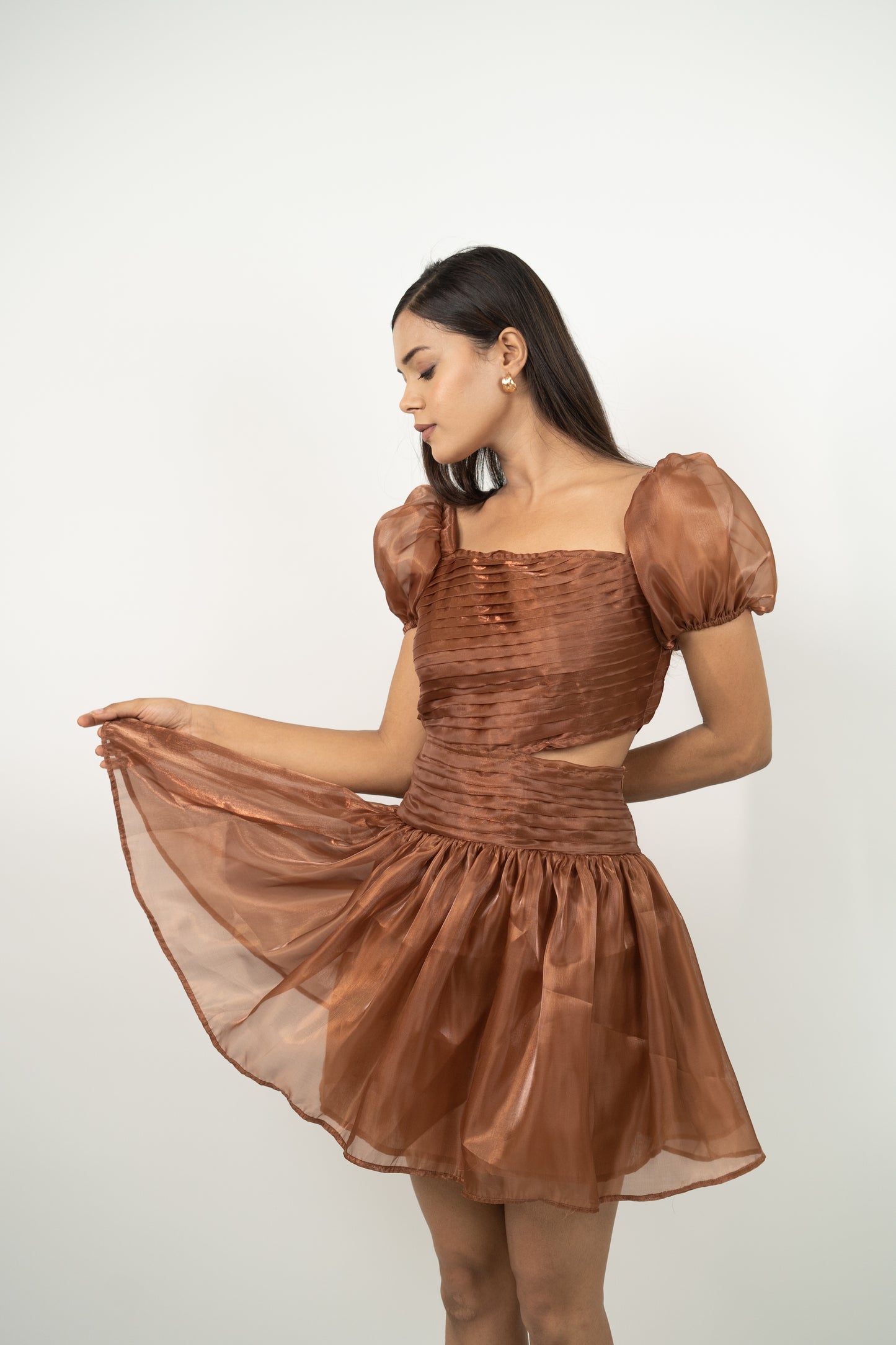 Brown Elyna Dress