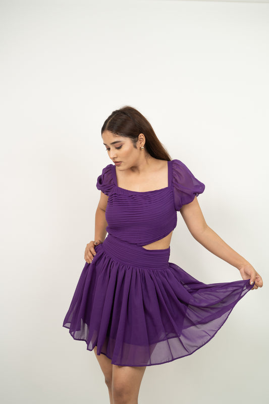Purple Elyna Dress