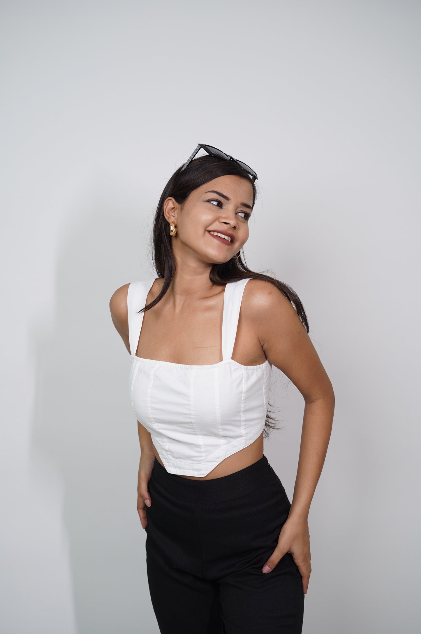 White Cotton Top